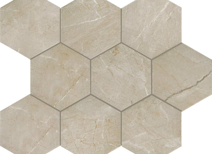 Perpetuo in Elegant Beige Hexagon 8