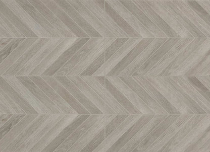 Trellis Oak in Smoke Rectangle Chevron