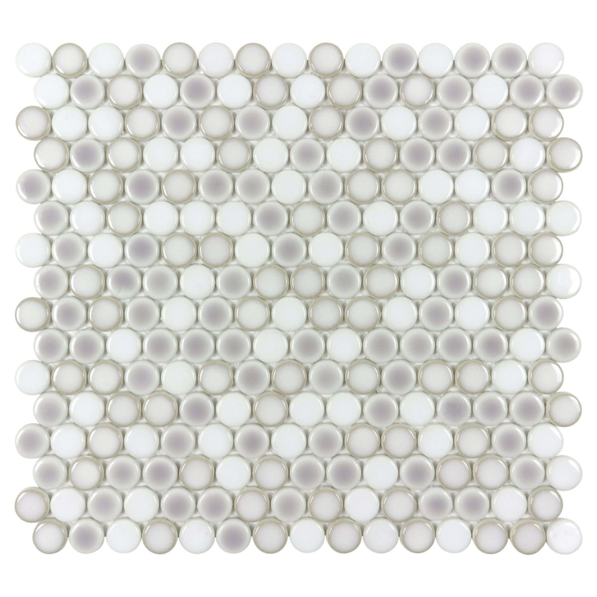 Watercolors in Misty Harbor Glass Tile
