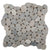 Venetian Pebbles in Silver 12" X 12" Flat Pebbles Natural Stone