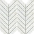 Marble Winter Frost in Winter Frost Chevron Mosaic - Mesh Mosaic Natural Stone
